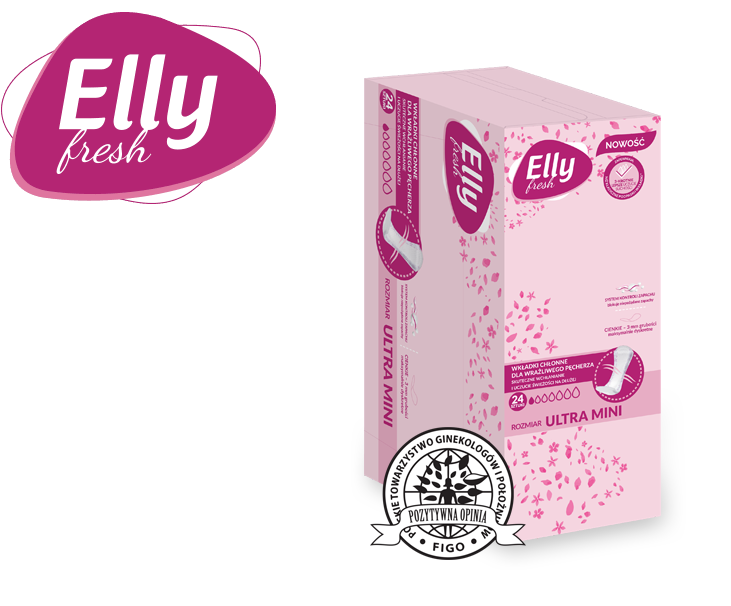 Wkładki chłonne Ultra Mini Elly Fresh