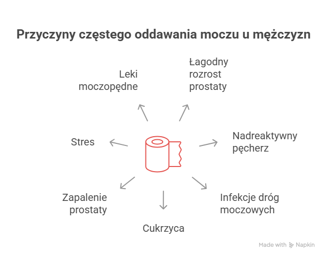Przyczyny częstego oddawania moczu u mężczyzn